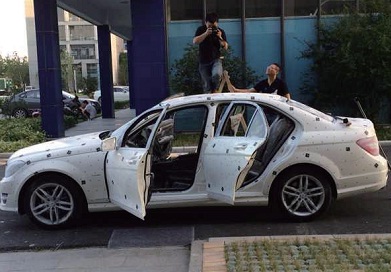 汽車、船模等大型物體掃描